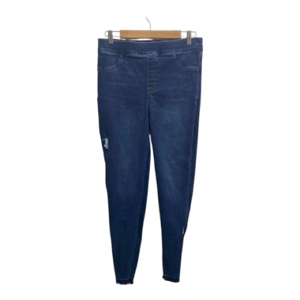 Spanx Distressed Ankle Skinny Denim Jean Legging - 20203P - Medium Wash - XL